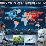 硫酸マグネシウム市場2026年動向：地域別価格変動と18.6億ドル予測